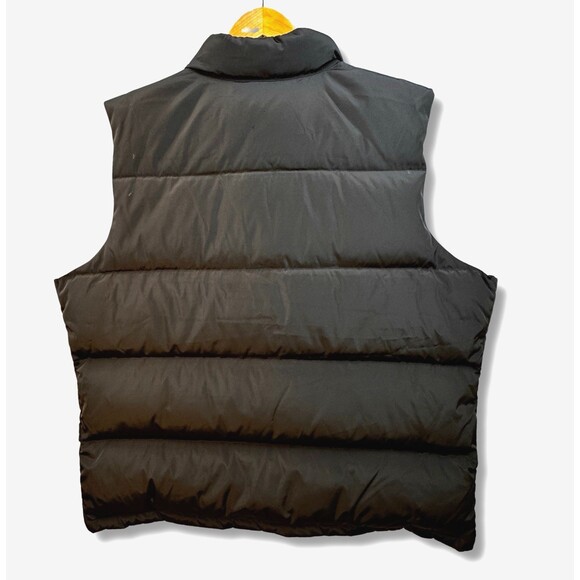 Lands' End Down Puffer Vest Men's XXL 50-52 Black 80/20 Goose Down Feather Warm - Picture 2 of 11
